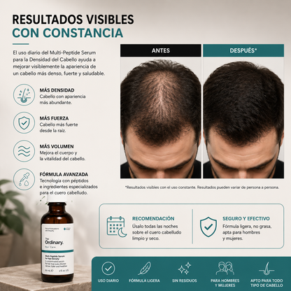 The Ordinary Multi-Peptide Serum para la Densidad del Cabello