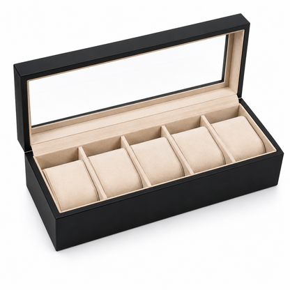 WatchVault™ – Caja Premium para 6 Relojes