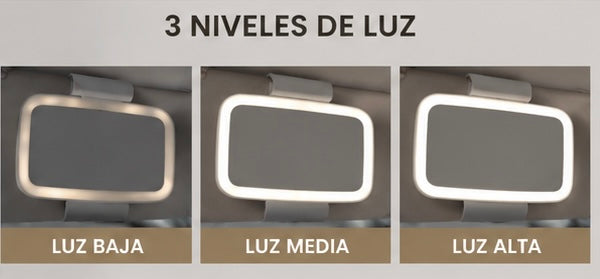 Espejo LED para Auto