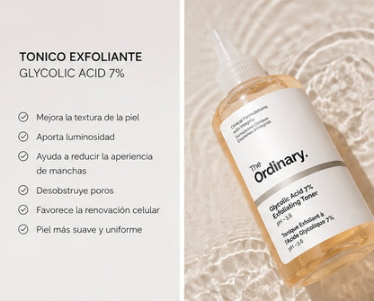 Tónico Exfoliante Glycolic Acid 7%