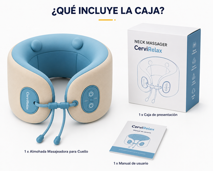 CerviRelax Pro™ – Almohada Masajeadora Inteligente para Cuello