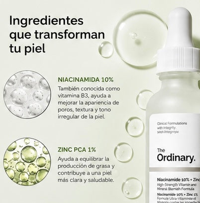 The Ordinary Niacimade 10% + Zinc 1%, Smoothing Serum Vitamina b3