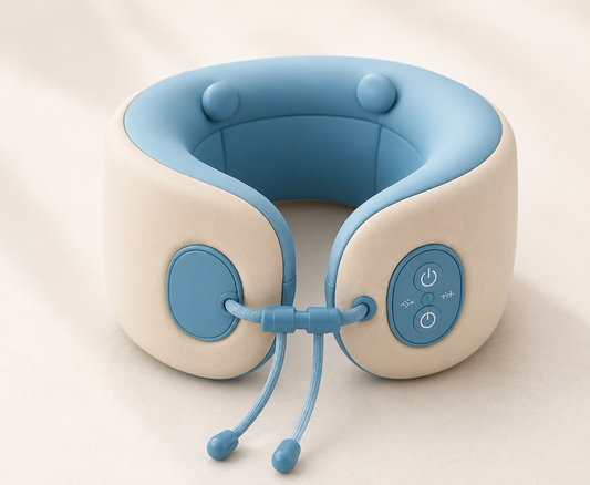 CerviRelax Pro™ – Almohada Masajeadora Inteligente para Cuello